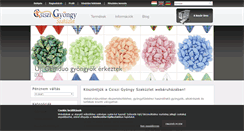 Desktop Screenshot of csiszi.com